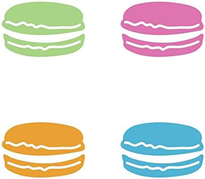 Macaron Pattern - Vinyl Wall Art Decal for Homes, Offices, Kids Rooms, Nurseries, Schools, High Schools, Colleges, Universities