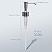 Soap Pump Stainless Steel ULG Soap and Lotion Dispensers Pump Replacement for Dimension 26.3-27.3mm Bottles 1 Pack