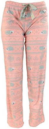 Harve Benard Women's Plush Fleece Pajama Pants (Plus Size 3X, Pink Hedgehog)