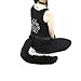 Pawstar Furry Kitty Cat Costume Tail - Black
