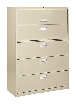 Amazon Com Sandusky Lee Lf6a365 07 600 Series 5 Drawer Lateral