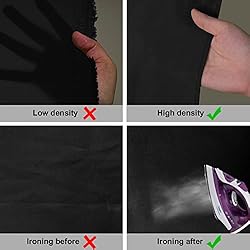 Aimosen 10x8 FT Black Backdrop Background for