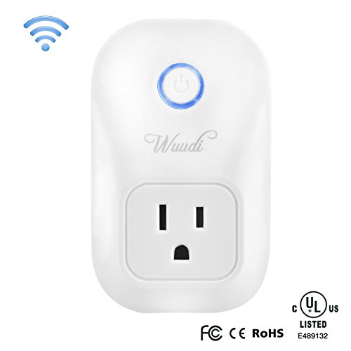 Wifi smart plug wuudi wireless outlet no hub required s…