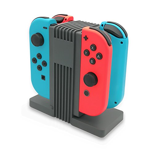 FastSnail Nintendo Switch Joy-Cons Charging Station, Joy-Cons Charging Dock with LED indication