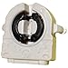10-Pack UL Listed LH0856 SHUNTED T8 SNAP-in LAMP Holder BJB 26.422.6009.51 Rotary BI-PIN with Rear Split PINS