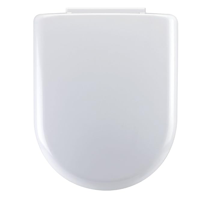 DShape Soft Close White Bathroom Toilet Seat Top Fix Amazon.co.uk