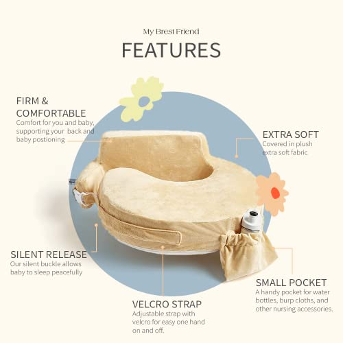 My Brest Friend Super Deluxe Nursing Pillow for Breastfeeding and