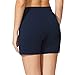 baleaf Women's Shorts Athletic Running Workout Casual Cotton Lounge Walking Sweat Yoga Jersey Pull On Shorts Pockets Navy Blue Size M