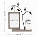 Afuly 4x6 Picture Frame Family Picture Frames with Glass Bud Vase for Plants Flowers, Rustic Floating Frame with Double Glass Tabletop Display Anniversary Wedding Mothers Day Birthday Gifts