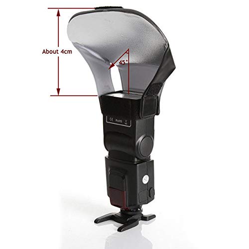Universal Flash Diffuser Softbox with 3 Colors Silver Gold White Reflector for Canon Nikon Minolta YongNuo Sony Olympus Speedlite Speedlight