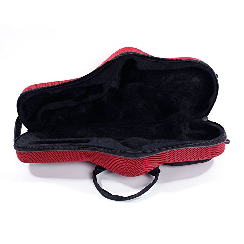 High Grade Durable Cloth Alto Saxophone Case Saxophone Box (Red)