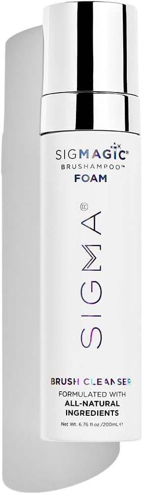 Sigma Beauty SigMagic Brushampoo Foam Makeup Brush Cleaner All Natural Ready to