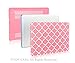 TOP CASE - Quatrefoil / Moroccan Trellis Ultra Slim Light Weight Rubberized Hard Case Cover for Old Generation Macbook Pro 13-inch 13