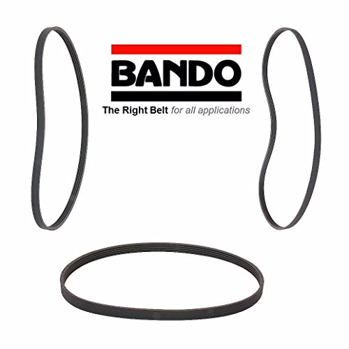 Bando 3 Piece Serpentine Drive Belt Set Replacement for 2006-2011 Hyundai Accent photo 4