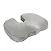 NaturaWell Orthopedic Comfort Seat Cushion (Gray) Best For Office Chairs And Car Seats! Won't Flatten With Extended Use!