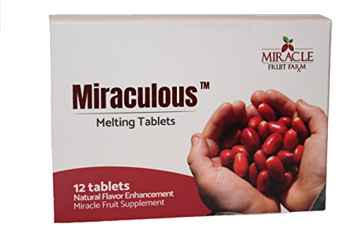 Miraculous miracle fruit tablets, 12 dissolving tablets…