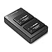 LP-E17 2 Pack RAVPower Camera Battery Grip with Micro USB Charger for Canon EOS 750D, EOS 77D, EOS 760D, EOS 8000D, EOS M3, EOS M5, EOS M6, EOS Rebel T6i, EOS Rebel T6s, Kiss X8i (3 Charging Options)