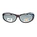 Polarized Sunglasses Fit Over Glasses for Small Glasses Oval Frame Mix Print