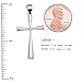 Sterling Silver Dainty Cross Pendant (3 sizes available)