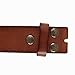 NPET Men's Genuine Leather Belt Full Grain Snap On Belts 1.5