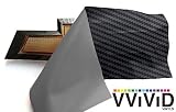 VViViD XPO Black Carbon Fiber Chevy Bowtie Logo Wrap Kit (2 Rolls (11.8 Inch x 4 Inch))