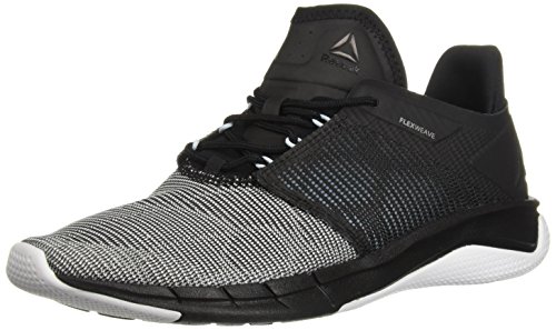 Reebok Women's Fast Flexweave, Black/Dreamy Blue/White/s, 8.5 M US