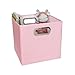JJ Cole Heather Storage Box, 11-Inch, Pink