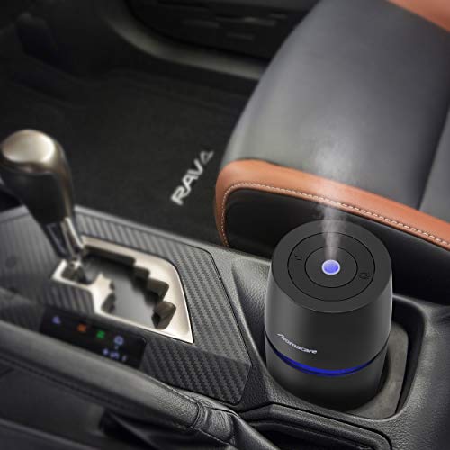 Essential Oil Diffuser for CarAromacare 90ml Essential Oil Diffuser for Car, USB Car Diffuser, Portable Mini Car Cup Diffuser,Humidifier, Perfect Air Freshener for Vehicle, Travel Size, Black