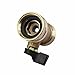 2 Pcs 03V Heavy Duty 3/4 Hose Valve Brass Hose Quick Connect with Shut Off Garden Hose Connector to Control Water Flow