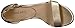 NINE WEST FOOTWEAR Women's Dempsey Metallic Heeled Sandal