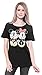 Mickey & Minnie Mouse Woman's T-Shirt Distressed Logo Graphic Print (XL)