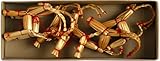 Straw Goat Ornaments - 6-Pack