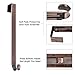 AnCintre Wreath Door Hanger, Adjustable 15 to 25 Inch Halloween Fall Wreath Hanger for Front Door Decor,Heavy Duty with 20LB Wreath Hook Holder for Welcome Sign for Front Door
