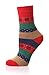 Color City Women's Vintage Style Thick Wool Warm Winter Socks 5 -Pack