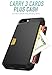 Smartish Phone SE / 5 / 5s Wallet Case - Wallet Slayer Vol. 1 [Slim Protective Vault Credit Card Cover] (Silk) - Black Onyx