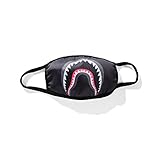 1 PackCamping First Aid Kits Bape Black Black Shark Face Mask
