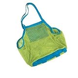 Yookat Beach Mesh Tote Bag Beach Toys/Shell Bag Stay Away from Sand for The Beach, Pool, Boat - Perfect for Holding Childrens' Toys (XL Size)