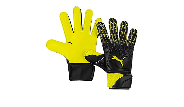 Amazon.com: PUMA Future Grip 19.4 - Guantes de portero para portero  (negro/amarillo) : Deportes y Actividades al Aire Libre