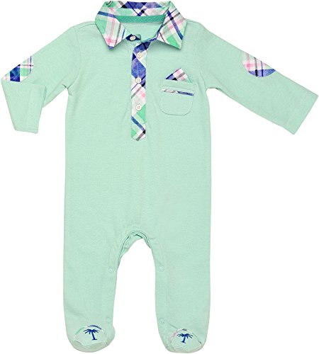 Baby Starters Baby Boys Palm Tree Jumpsuit 6 Months Blue
