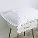 SUSYBAO White Duvet Cover Queen 100% Cotton 3 Pcs Set 1 Solid Color Hotel Duvet Cover with Zipper Ties 2 Pillow Shams Farmhouse Hotel Collection White Bedding Set Soft