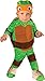 Nickelodeon Baby Boys' Teenage Mutant Ninja Turtles Michelangelo Romper Shell and Headpiece, Green, Toddler