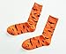 SherryDC Men's Halloween Pumpkins Bats Novelty Fun Crew Length Casual Dress Socks 2-Pack,One Size