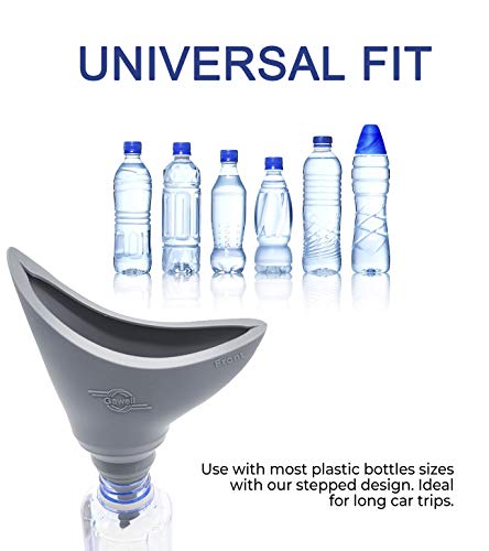 MGFAION 2 Pcs Female Urination Device, Portable Urinal Funnel Silicone Urine Cups, Reusable Pee Funnel for Women Standing Up to Pee, Travel, Camping, Outdoor, Activities