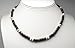 5mm Dark Brown Coco Bead Hawaiian Surfer Necklace with White Puka Shell & Coco Bead Accents, Barrel Lock