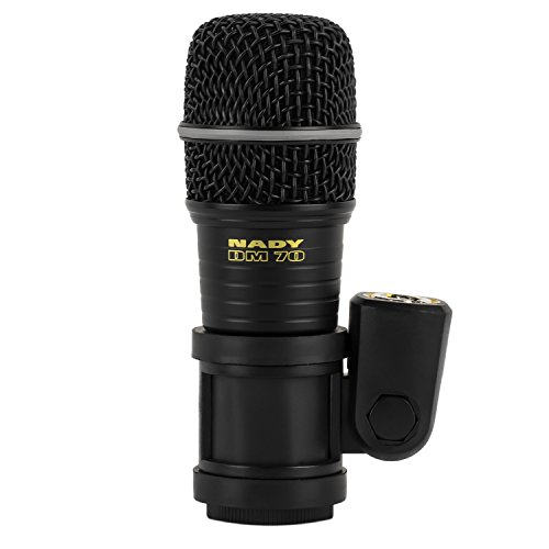 Nady DMK-5 Five Piece Drum Microphone Kit - Includes four DM-70 tom/snare microphones, one DM-80 kick drum microphone, and a foam-lined storage case - Thumbnail 3