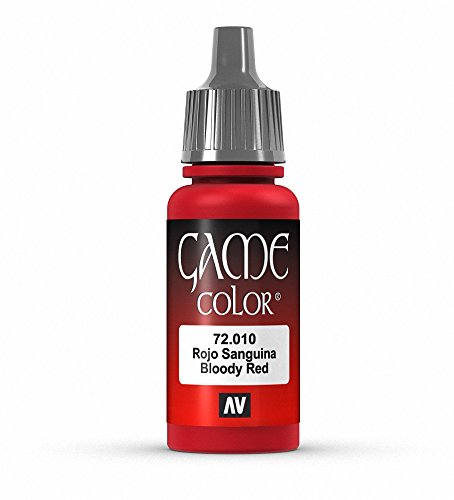 Vallejo Game Color Bloody Red Paint, 17ml