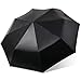 MangGou Rain Windproof Umbrellas,UV Protection Umbrella,Compact Travel Umbrella, Reinforced Golf Umbrella for Travel & Outdoor,Men Women and Kids,Slip-Proof Handle, Portable,Lightweight,Black