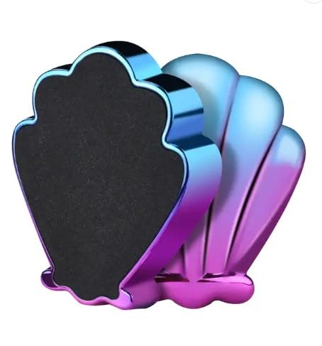 Seashell Foot File Callus Remover – Nano Sand Exfoliator for Dead Skin, Dual-Sided Pedicure Tool for Wet & Dry Use, Travel-Friendly