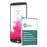 Ombar Battery Replacement for LG G3, LG G3 Battery BL-53YH for D852, D855, D850 AT&T, D851 T-Mobile, VS985 Verizon, LS990 Sprint | LG G3 Spare Battery - 365 Days Warranty