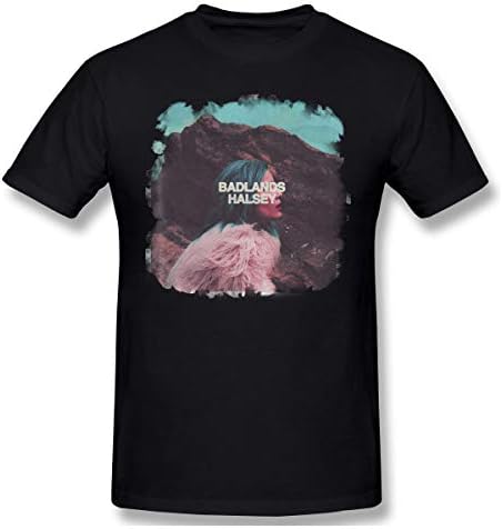 Halsey Badlands Men Short Sleeve Tee Athletic T Shirt Black